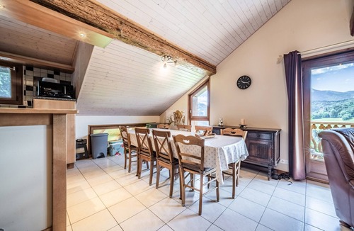 Mieussy House | Renovated Farmhouse in Mieussy with Mountain View, Private Terrace and Wi-Fi