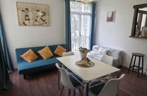 Ris Orangis Apartment | Séjour cosy près de Paris T3 cuisine ouverte et bar
