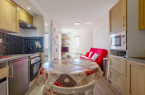 Prapoutel Apartment | Studio "Location Prapoutel" with Mountain View and Balcony