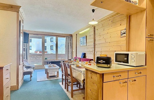 Val Claret Apartment | Tignes Val Claret: Cozy 2 Rooms, Balcony, 6 Persons