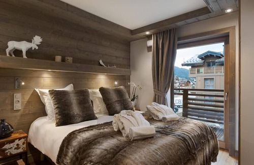 Les Gets Apartment | Wifi, 100m from resort center, Ground floor, fitness, swimming pool, sauna, hammam, balcony, tv