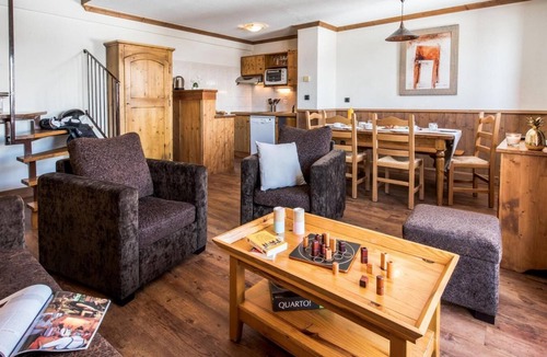 Les Almes Apartment | Wifi, 200m from resort center, balcony, tv, ski locker, 55m², Tignes