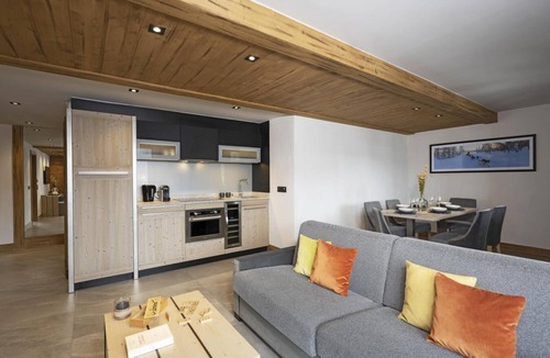 Les Saisies Apartment | Wifi, view mountain, fitness, swimming pool, sauna, hammam, balcony, ski locker, 65m², Les Saisies