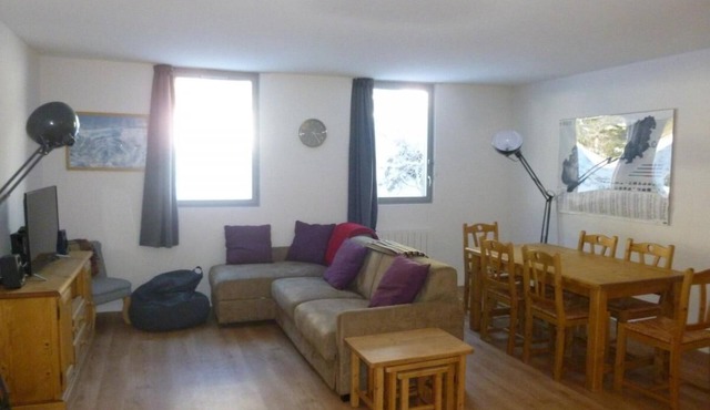 100m from shops, 3rd floor, view mountain, tv, 60m², Flaine