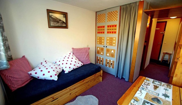 10m from resort center, 5th floor, tv, ski locker, 16m², Tignes