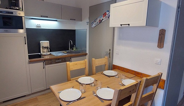 Apartment in the heart of the resort in Plagne-soleil Ski in and ski out!