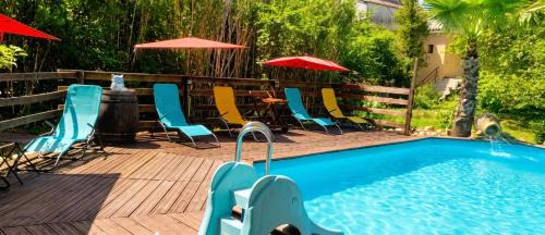 Appartement charmant près d'Orange avec piscine partagée
