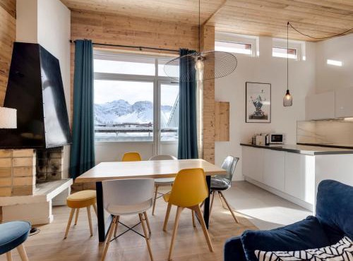 Appartement rénové 3 pièces à Tignes, balcon, proche pistes, WIFI - FR-1-502-591