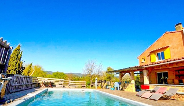 Authentique maison piscine