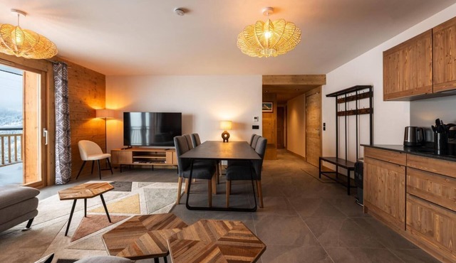 Balcony, tv, 88m², La Plagne