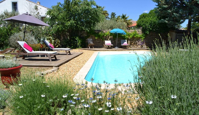 Beautiful stone house on the Canal du Midi, dog friendly family holidays,