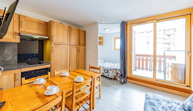 Comfortable studio for 5 at the foot of the slopes