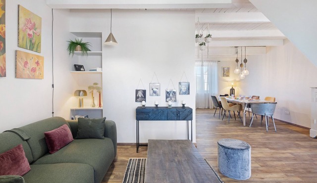 Cozy Vogue Holiday Home with Private Terrace, Balcony, and Air Conditioning
