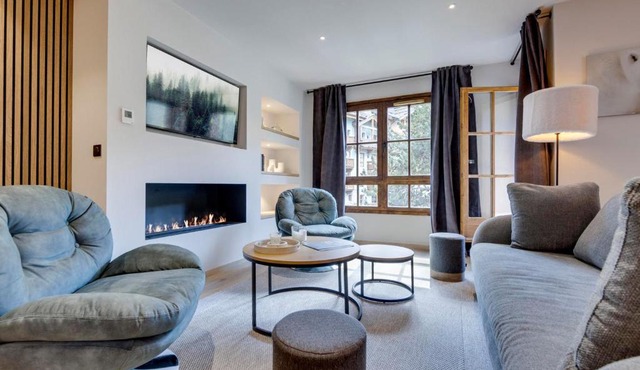 Duplex au pied des pistes avec espace détente - FR-1-686-34