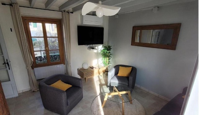 Echappée verte avec piscine et clim proche de Paris