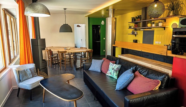 Gîte 5 pers Chartreuse: balcony, mountain view, stove, 2 bedrooms, 2 bathrooms | Le Duc
