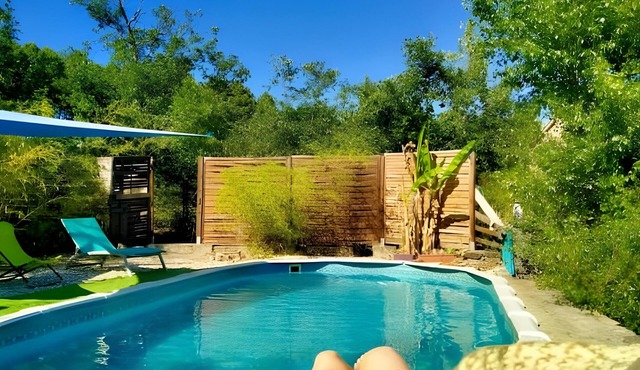 Holiday Home 'La Fée Du Val - Cottage in Ardèche' with Private Pool, Wi-Fi and Air Conditioning