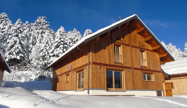 LA FECLAZ Apt in chalet, ski in ski out.