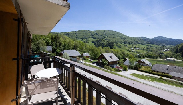 “Le Skieur” Apartment with Mountain View, Balcony, and Wi-Fi
