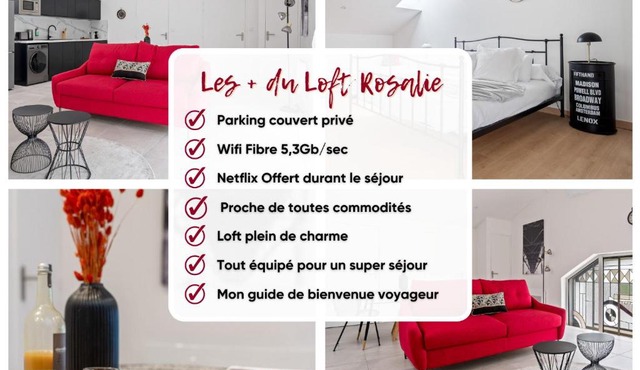 Loft ROSALIE - Le Méridien #Parking #Lave-linge #Clim #Netflix