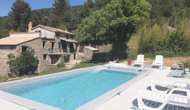 Mas en pleine Nature vue Montagnes Piscine & Jacuzzi
