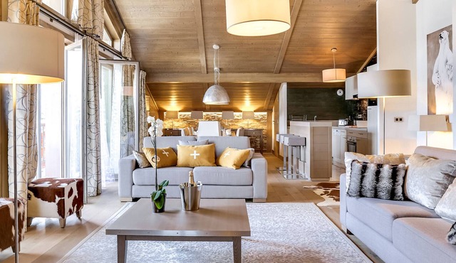 Modern Apartment for 6 People in Courchevel, with Parking & Fitness