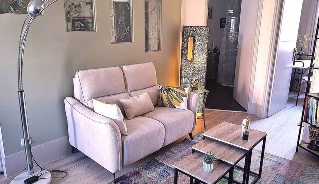 Quiet, comfortable downtown location with private parking
