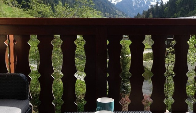 Renovated apartment with pool, near slopes, for 4 people