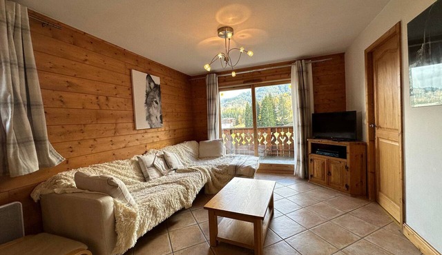 Spacious duplex for 8 people at slope's edge in Morillon