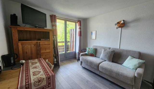 Studio 19m² in Samoëns, 4 people, pets allowed, parking