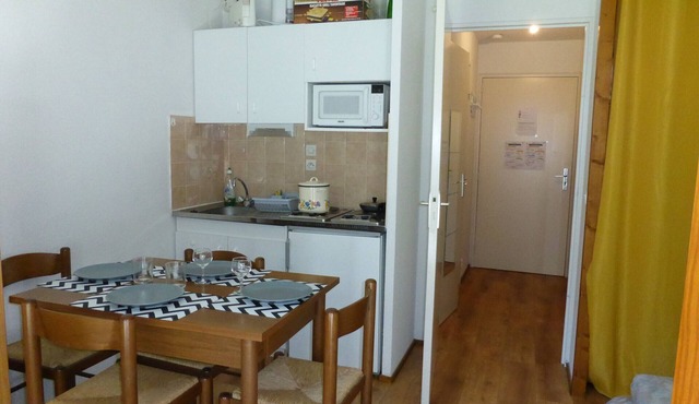 Studio for 4 in Hameaux du Lay with balcony