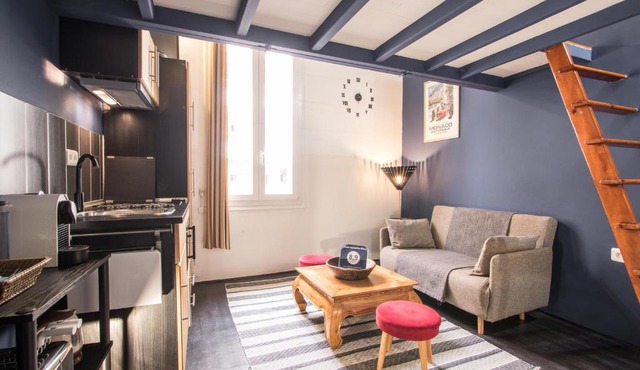 Studio Mezzanine Bleu in Roquebrune-Cap-Martin