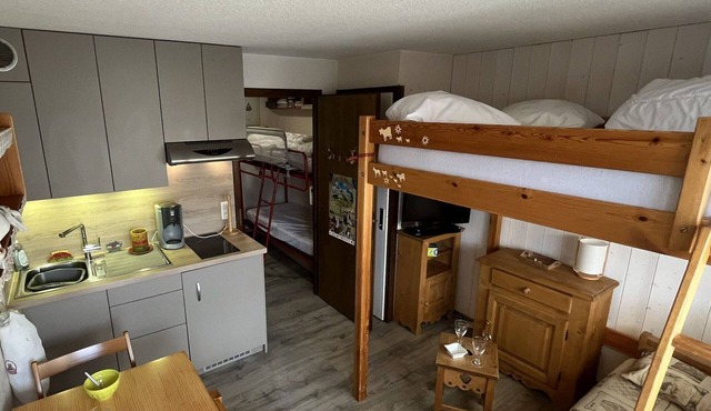 Studio with balcony, pets welcome - 4 guests