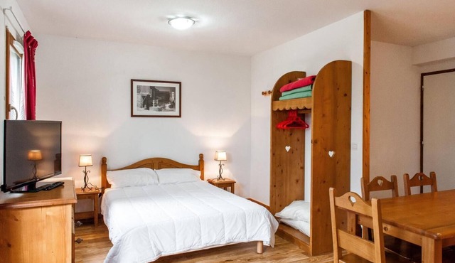 Swimming pool, balcony, parking, tv, ski locker, 45m², Super Besse