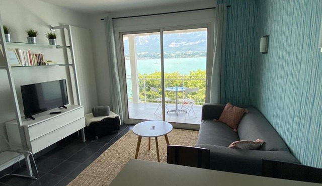 Vue sublime sur le lac du Bourget