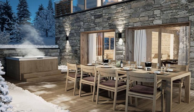 Wifi, 100m from resort center, Ground floor, fitness, swimming pool, sauna, hammam, balcony, tv