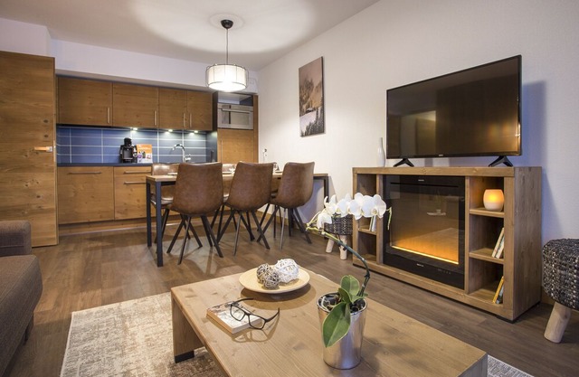 Modern apartment in authentic ski village les Saisies