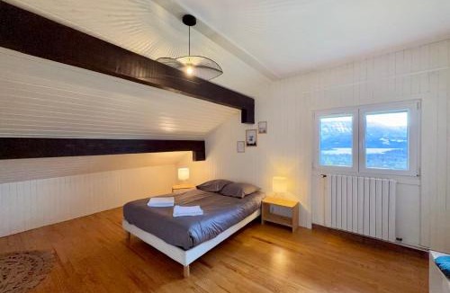 Nances Ski Chalet | Comfortable Chalet - View of Lake Aiguebelette